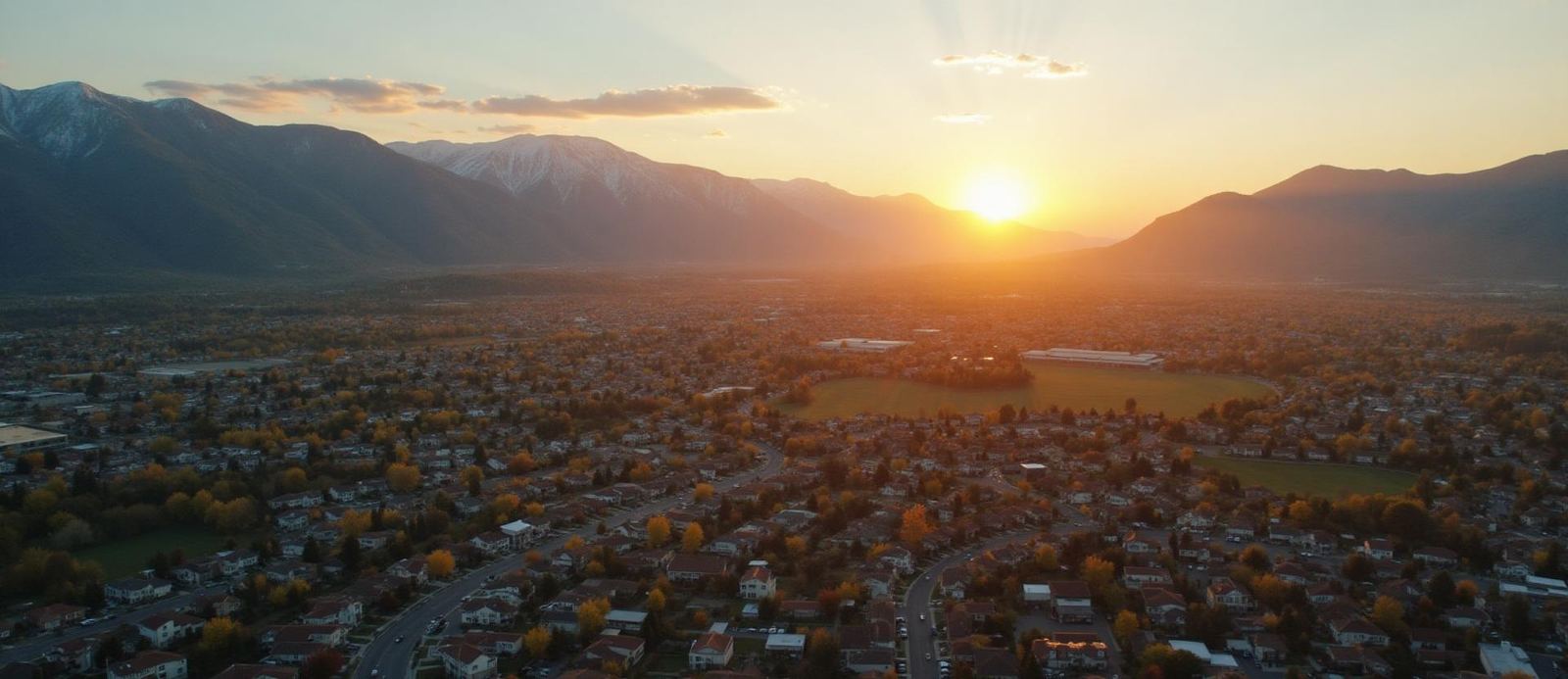Utah County aerial view - Elite Home Pros service area